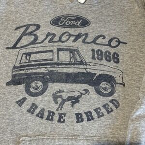 1966 Ford Bronco Unisex Hoodie Gray Size Adult Small